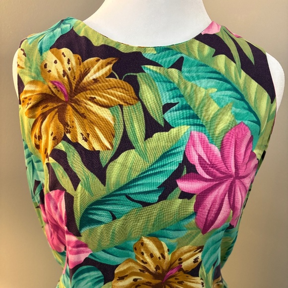 Vintage Clues Tropical Sundress - Picture 2 of 13